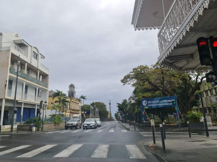 Centre ville de Saint Denis à la Réunion quartiers à éviter