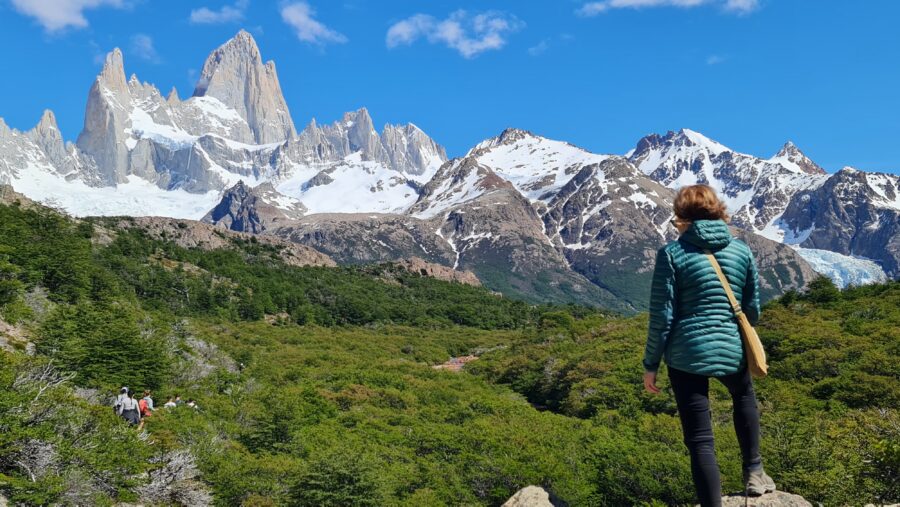 Fitz Roy glacier en Patagonie