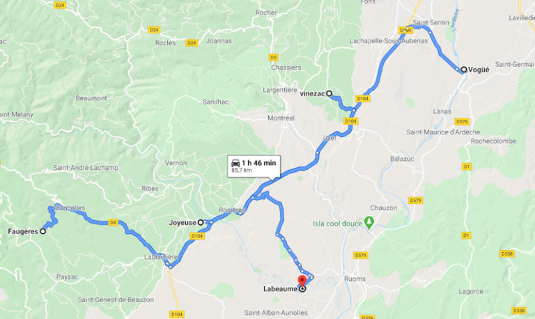Route Des Gorges De L Ardche En Voiture