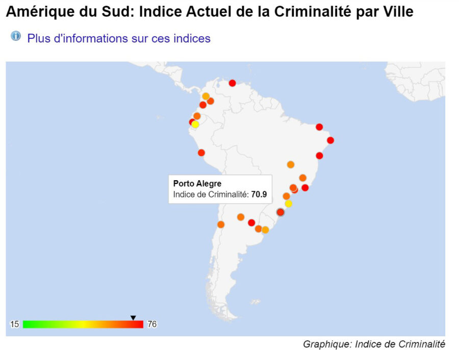 CARTE CRIMINALITE PORTO ALEGRE