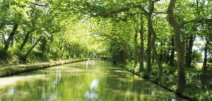 Canal du Midi tracé - Itinéraires à vélo en 2, 3 ou 4 jours avec carte parcours