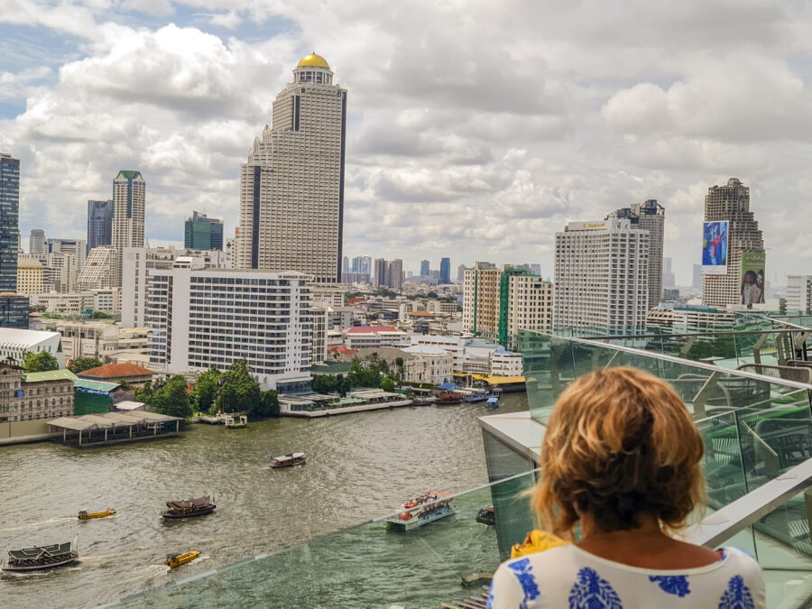 Vue depuis la terrasse d'Iconsiam