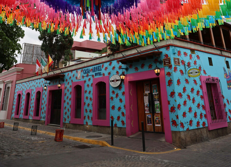 Quartier touristique à Oaxaca