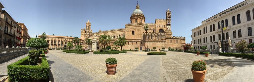 Alojamiento en el centro histórico de Palermo, vistas de la catedral de Palermo