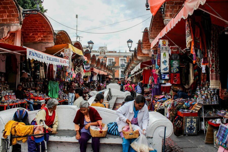 Exemple de quartier dangereux Puebla Mexique