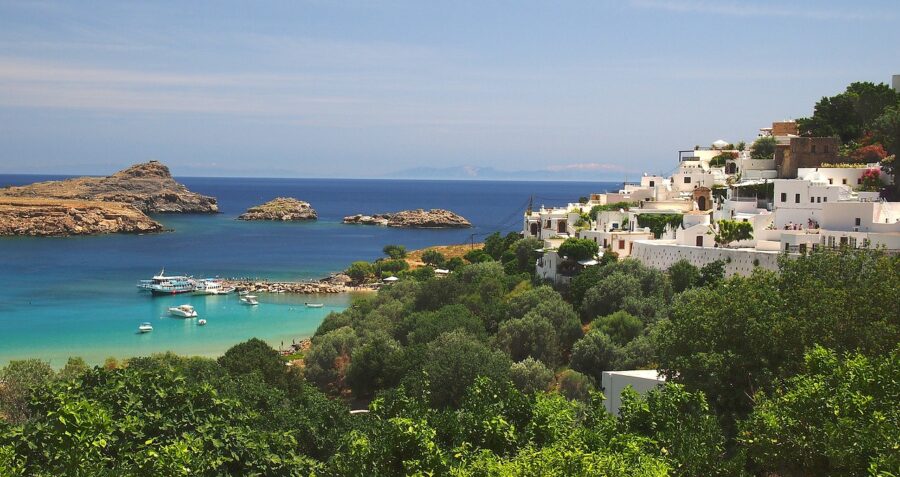 Lindos un des plus beaux endroits de Rhodes