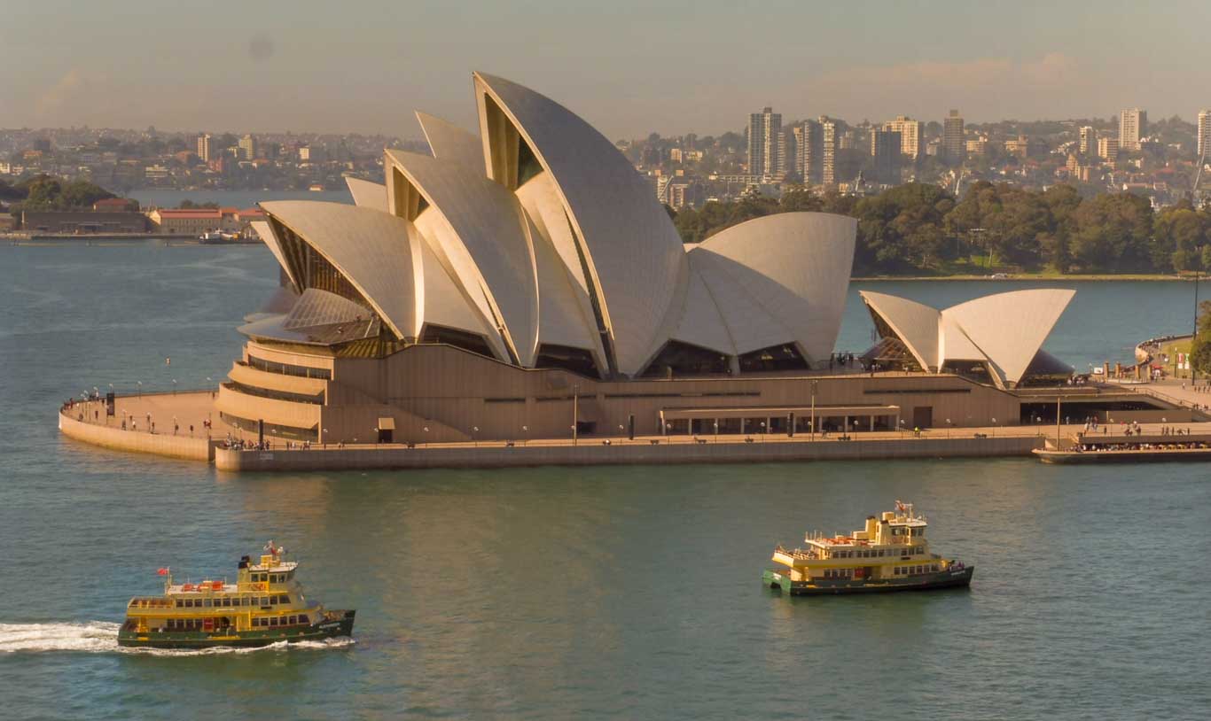 Blick von der Harbour Bridge