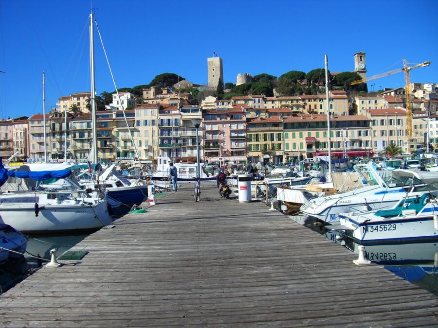 Old port in the Suquet district of Cannes