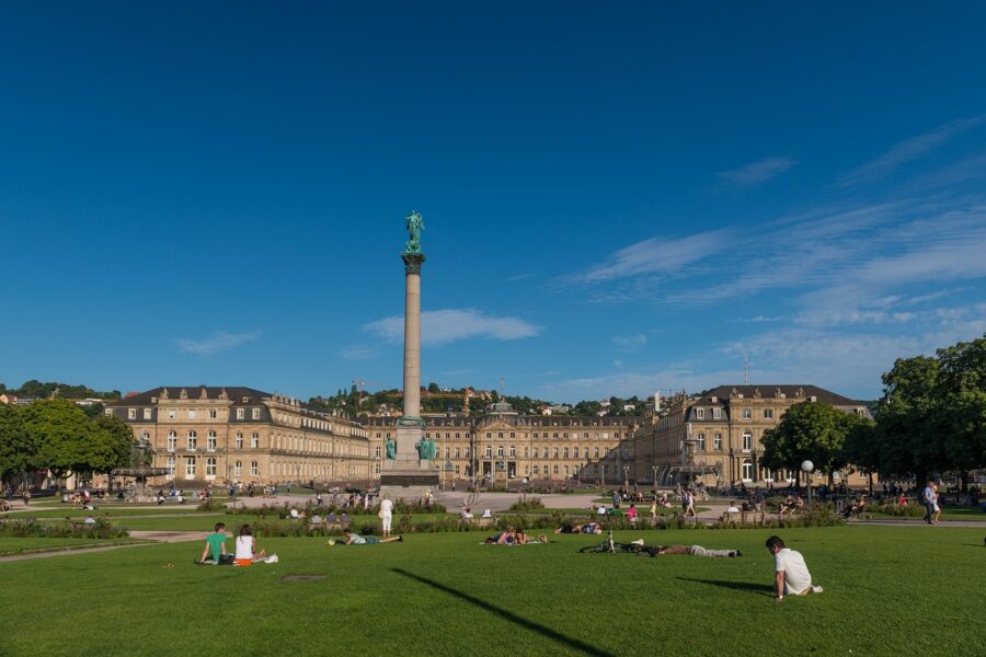 Schlossplatz dans le meilleur quartier de Stuttgart